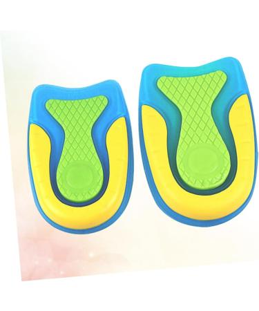 FOMIYES Heel Pads - 2 Pairs Absorption Insoles | Half Insole - Assorted Color - 10x7 CM | International Shipping Available - Buy Online on GoSupps.com