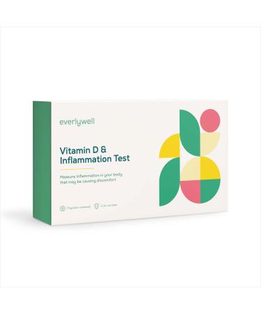 Everlywell Vitamin D + Inflammation Test - at-Home Collection Kit - Accurate Results from a CLIA-Certified Lab Within Days - Ages 18+