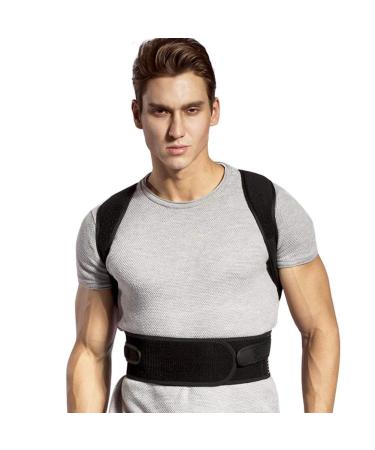 ZJchao Adjustable Back Support Brace - Posture Corrector Strap for Men & Women - Fix Slouching & Alleviate Back Pain - Buy Online on GoSupps.com