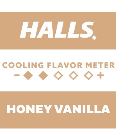 HALLS Throat Soothing Honey Vanilla Cough Drops - 12 Bags (360 Drops) - Buy Online on GoSupps.com