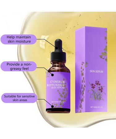 2PCS Cyperus Rotundus Skin Serum Cyprus Rotundus Oil for Hair Removal Natural Organic Moisturizing Body Oil Suitable for All Skin Types - Buy Online on GoSupps.com