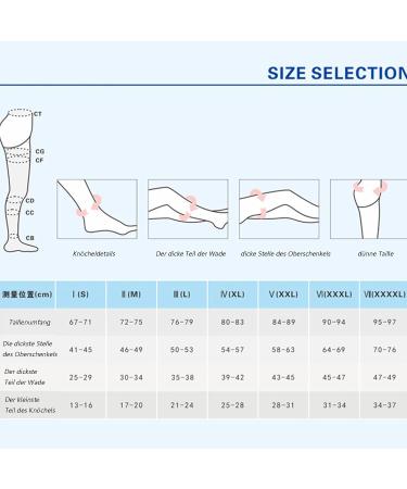 MDRCG 23-32 mmHg Medical Compression Stockings for Men & Women | Long Support Socks for Pregnancy & Varicose Veins | XXL Black - Buy Online on GoSupps.com