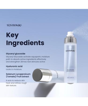Cellular Water Ampoule Booster 120ml - Hydrating Moisture Serum Mist with Glyceryl Glucoside & Hyaluronic Acid for Soothing Irritated Skin - International Shipping Available - Buy Online on GoSupps.com