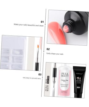 POPETPOP 3 Sets manicure tools set DIY nail art tools Press on Nails nail extension art tool nail strengthener nail builder kit nail manicure lamp nail extension tool plastic seal art lamp - Buy Online on GoSupps.com