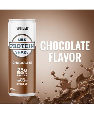 Weider Milk Protein Coffee Shake - Iced Coffee Latte | 25g Protein & 75mg Caffeine | Pack of 12 | International Shipping - Buy Online on GoSupps.com