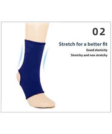 RiToEasysports Ankle Brace Socks - Compression Sleeve for Injury Recovery & Joint Pain Relief for Men & Women (Blue) | International Shipping Available - Buy Online on GoSupps.com