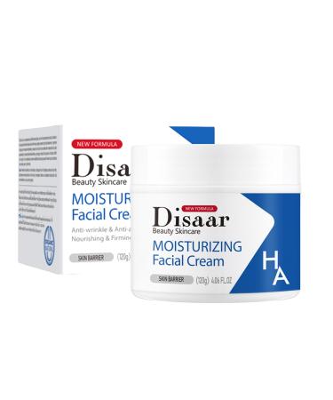 Moisturizing Cream - Hyaluronic Acid Facial Cream For Dry To Very Dry Skin - Face Moisturiser With Vitamin E For Sensitive Skin Soothing Moisturiser