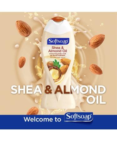 Softsoap Body Wash Shea Almond - Nourishing 15 Ounce | Hydrating & Moisturizing Body Cleanser - Buy Internationally - Buy Online on GoSupps.com