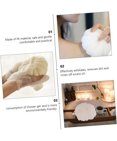 FRCOLOR 6 Pcs Large Bath Ball Shower Scrubber - Mesh Bubble Ball & Body Scrubber for Spa Experience - Ideal for Relaxing Bathing & Exfoliation - Buy Online on GoSupps.com