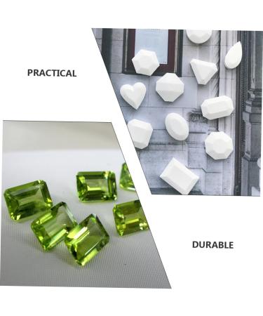 FELTECHELECTR 3pcs Supplies Silicone Gems Tool Tray Gadget Mold Shape Cake Diamond Candy Baking Chocolate Kitchen - Buy Online on GoSupps.com