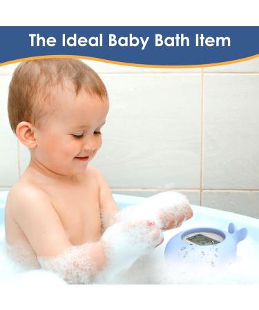 Waterproof Floating BPA-Free Digital Baby Bath Thermometer with Mute Alarm - Bath Time Toy - Buy Online on GoSupps.com