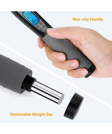 Adjustable Wireless Jump Rope with Counter - Digital Kilometer & Steel Ball Bearings - Perfect for Sports & Fitness - Buy Online on GoSupps.com