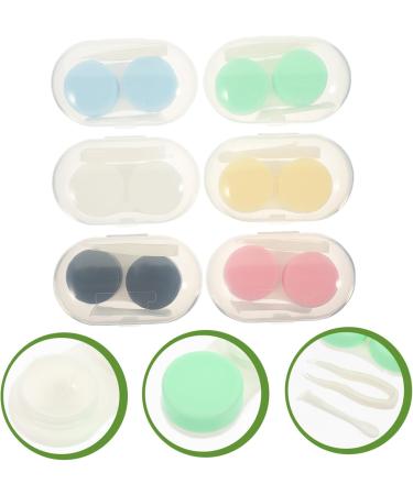 Partykindom 12-Sentence Contact Lens Container | Multicolored Travel Lens Case & Holder | Small Plastic Eye Lens Case for Travel - Buy Online on GoSupps.com