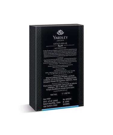 Yard'ley Lon'don Gentleman Royale Perfume| Fresh Wood & Dark Chocolate Notes| Masculine Fragrance| Perfume For Men| 100Ml - Spray - Buy Online on GoSupps.com