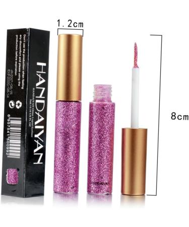 FOMIYES Glitter Eyeliner 10pcs Liquid Eyeliner Shinny Eyeliner Shiny Eyeshadow Eye Shadow Sequins Liquid Eyeshadow - Buy Online on GoSupps.com
