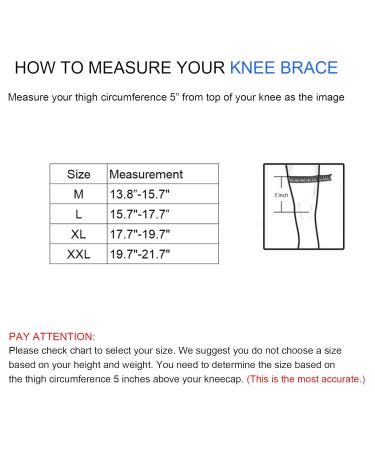 Knee Braces & Support - Grey-M for Pain Relief Sports Arthritis & ACL - International Shipping Available - Buy Online on GoSupps.com