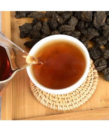 HQZM Yunnan Sticky Fragrance Puer Mature Tea 1764oz Golden Bud Old Tea Buds 500g Smooth Tea Soup - Buy Online on GoSupps.com