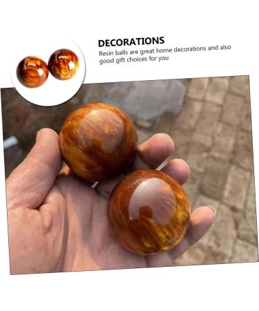 Plafope 2-Piece Health Ball Set - Round Fitness & Hand Massage Tools | Decorative Harz Fitness Balls - Buy Online on GoSupps.com