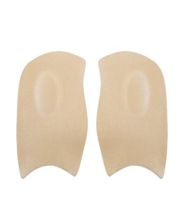 Cushion Heel Inserts PU Flat Foot Support Foot Care to Relieve Pressure Men Comfort Walk for Plantar Fasciitis and Pain Relief(Medium) Rose Bottom