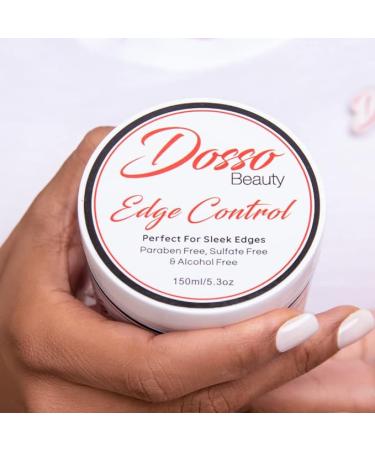 Dosso Beauty Organic Edge Control Gel 5.3 oz | 48hr Hold | For All Hair Types | Non-Flaky | Damage-Free - Buy Online on GoSupps.com