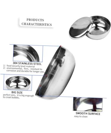 Magiclulu 1stk Razor Cup for Men - Stainless Steel Shaving Shell with Lid | Premium Razor Accessories for a Smooth Shave - Buy Online on GoSupps.com