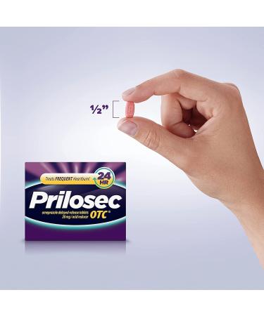 Prilosec OTC 42 Count - Omeprazole Delayed Release Acid Reducer - 24 Hour Heartburn Relief - #1 Doctor Recommended Brand - Buy Online on GoSupps.com