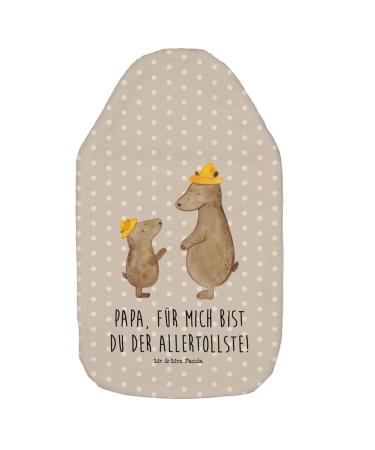 Mr. & Mrs. Panda Warm bottle Bears with hat - gift son favorite person dad papa warm bottle with reference heat bottle cover best father children gray