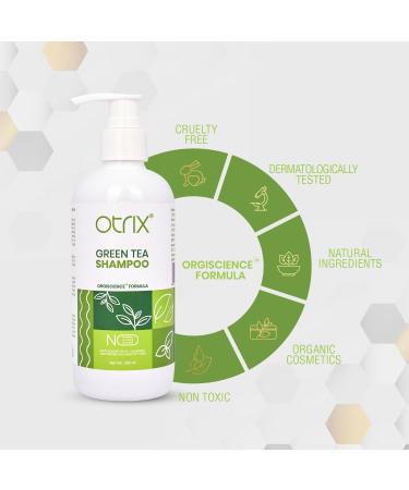 Green Tea Hair Shampoo for Growth & Damage Repair | Antioxidant Rich 300ml Unisex Hair Care - Buy Online on GoSupps.com