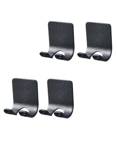 Osaladi storage hooks 4 pieces of razor wall bracket clothes rack cabinet hooks wall suspension hooks DIY razor holder bathroom razor hooks clothes hanger space aluminum
