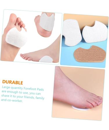 NOLITOY 12 Pairs Metatarsal Forefoot Pads - Reusable Heel Support for Women s High Heels Comfortable White Felt Cushioning - Buy Online on GoSupps.com