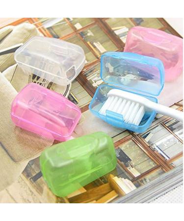 5-Piece Yellow Toothbrush Head Protection Covers - Travel Case & Holder for Camping & Outdoor Use - Buy Online on GoSupps.com