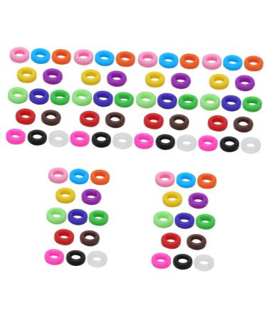 Doitool 7 sets 26 pairs of safety glasses holders sunglasses ears slipproof glasses holder round sunglasses round glasses color spares ear spares 2mmx6Pcs as shown x 6 pieces