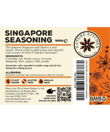Nature Kitchen Singapore Seasoning (Mild) 500g - Gluten-Free & Vegan Cooking Blends - Buy Online on GoSupps.com