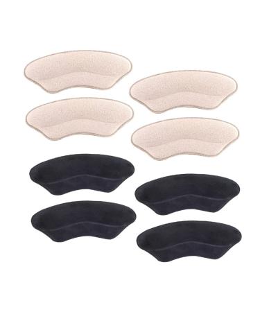 4pairs Sponge Heel Stickers Loose Shoes Grips Anti-wear High Heels Bottom of Shoe Protector High Heels Back Cushion Pad Shoe Bottom Protector Sole Protectors Double Sided Tape