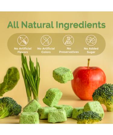 Loopypaws Freeze Dried Goat Yogurt for Dogs & Cats - Veggie & Apple Flavour | Heathy Pet Treats & Meal Toppers | All Natural | Rich in Nutrients | Support Digest and Overall Well-Being (30g) - Buy Online on GoSupps.com