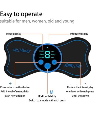 Jenylu EMS Massage Device - Deep Tissue Neck & Shoulder Massager Electro Stimulator for Back Legs & Belly Training - International Shipping - Buy Online on GoSupps.com