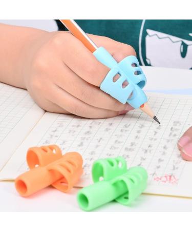 Plabbdpl 4-Piece Writing Aid for Children | Ergonomic Pen Holders & Posture Tools for Better Writing | Ideal Learning Aid for Kids - Buy Online on GoSupps.com