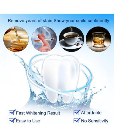 Teeth Whitening Gel Refill Kit - 9x3ml & 1x3ml Syringes with LED Light & 3 Mouth Trays | Best International Shipping - Buy Online on GoSupps.com