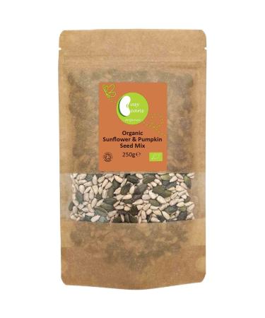 Organic Sunflower & Pumpkin Seed Mix - Certified Organic - by Busy Beans Organic (250g) - Buy Online on GoSupps.com
