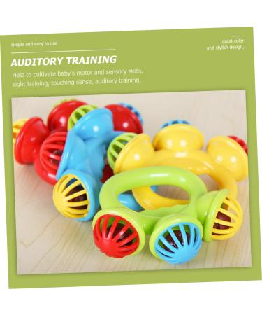 Ibasenice 20 STK Handbell Newborn Toys - Pet Biting & Soothing Toys for Toddlers - Safe Grip Plastic - Buy Online on GoSupps.com