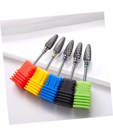 Mikinona Nail Polisher Polishing Drill Bits Manicure Polishing Heads Nail Art Polishing Bits Safety Bits for Nail Drill Nail Drill Tips Metal Nail Bits Cuticle Drill Bits for Nails 7x1.3.cm As Shown 2 - Buy Online on GoSupps.com