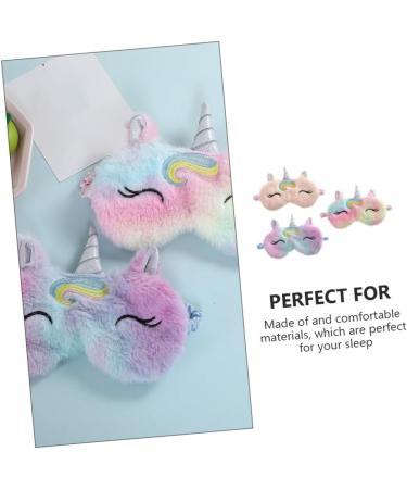 3pcs Unicorn Eye Patch Set - Travel and Sleeping Eye Mask, Animal Eye Shades and Blindfold for Chrismas Gifts - Buy Online on GoSupps.com