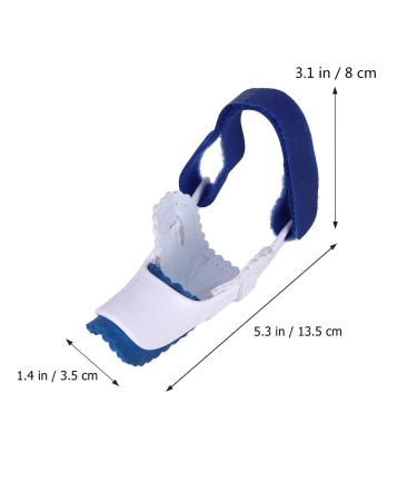 A Pair of Big Toe Bunion Straighteners Night Splint Hallux Valgus Pad Correctors Foot Care (White+Blue) - Buy Online on GoSupps.com