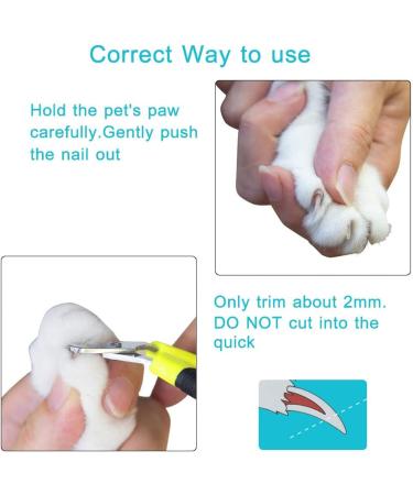Alinana Cat Nail Clippers - Professional 25 Cutting Head for Cats Dogs & Rabbits - Curved Blade Pet Claw Scissors - Buy Online on GoSupps.com