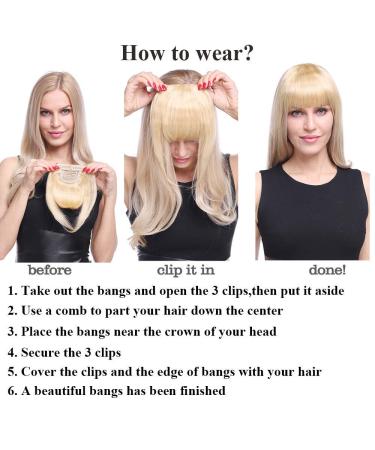 100% Remy Real Pony Hair Clip-in Bangs - Natural Black Fringe Extensions for Women - Buy Online on GoSupps.com