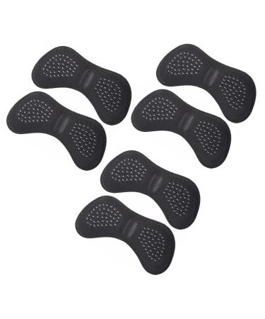 KALLORY 3 Pairs Follow up Stickers for Men Heel Sticker Foot Plasters Heel Patch Heel Cushion Inserts for Women Shoes High Heel Grip Pads Shoe Heel Pads Protector Sponge Protection