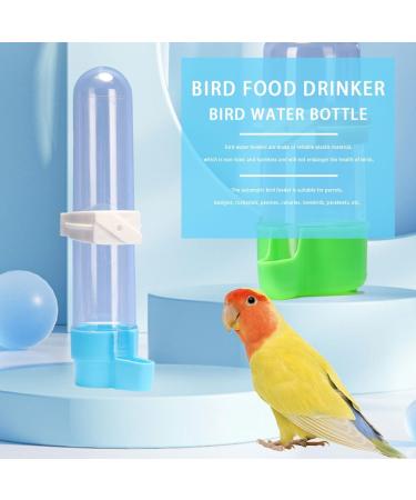 2 PCS Bird Food Drinker Parrot Automatic Water Feeder Bird Drinkers Hanging Bird Water Bottle for Parrot Budgies Parakeet Cockatiels - Buy Online on GoSupps.com