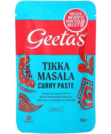  Generisch Geeta's Tikka Medium Curry Pasta | 12 x 80g | For 2 People | Vegan | Gluten Free - Buy Online on GoSupps.com