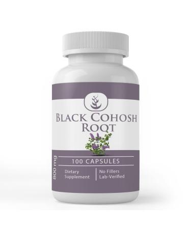 Pure Original Ingredients Black Cohosh Root, (100 Capsules) Always Pure, No Additives Or Fillers, Lab Verified 100 Count (Pack of 1)