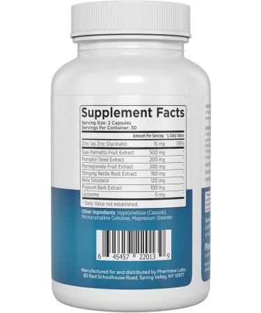 Prostara - Multi-Action Prostate Supplement - Supports Urinary Flow and Bladder Comfort - Boosts Vitality and Wellness - Saw Palmetto Pumpkin Seed Pomegranate & Beta Sitosterol - 60 Capsules 60 Count (Pack of 1) - Buy Online on GoSupps.com